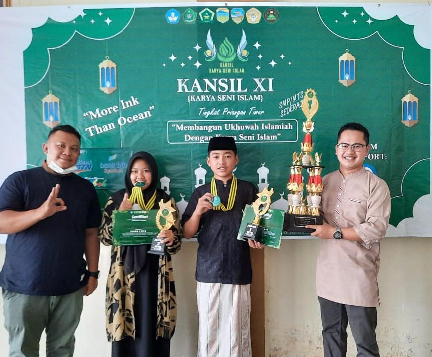MTSN 3 KOTA TASIKMALAYA RAIH JUARA I DAN II LOMBA MTQ SE-PRIANGAN TIMUR DALAM PERLOMBAAN KANSIL XI 2022 SMK BINA PUTERA NUSANTAR